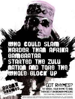 Afrika Bambaataa poster
