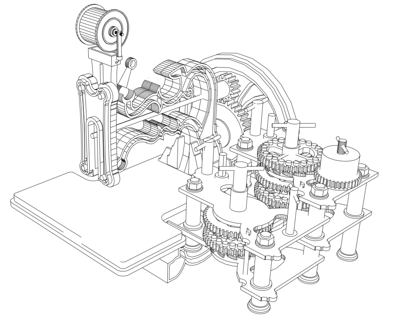 Sewing machine and Babbage Analytical computer